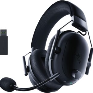 Razer BlackShark V2 Pro Wireless Gaming Headset 2023 Edition: Detachable Mic, Pro-Tuned FPS Profiles, Ultra-Soft Memory Foam, PC, PS5, Xbox Series X & S, Mobile - 70 Hr Battery Life - Black