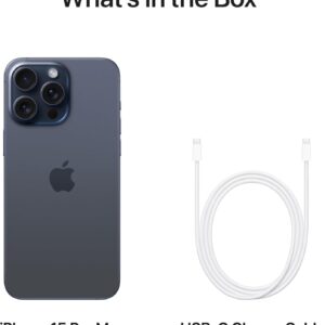 Apple (Refurbished) iPhone 15 Pro Max (512 GB) - Blue Titanium