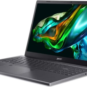 Acer Aspire 5 A515-58M-53ES Laptop | 13th Gen Intel Core i5-13420H | 15.6" FHD IPS Display | 8GB LPDDR5 RAM | 1TB SSD | Windows 11 | Backlit Keyboard | Fingerprint Reader (UPGRADED) | Steel Gray