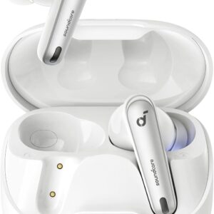 soundcore by Anker Liberty 4 NC Adaptive Noise Cancelling Earbuds, 98.5% Noise Reduction to Ears and Environment, Hi-Res Sound, 50H Battery, Wireless Charging, Bluetooth 5.3