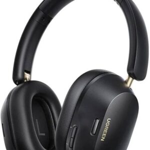 UGREEN HiTune Max5C Headphones Wireless, Adaptive Noise Cancelling Headset, Hi-Res & LDAC Sound, 75H Playtime Over-ear Headphone, Bluetooth 5.4 Earphone, Comfortable Fit, Retractable, Custom EQ-Black